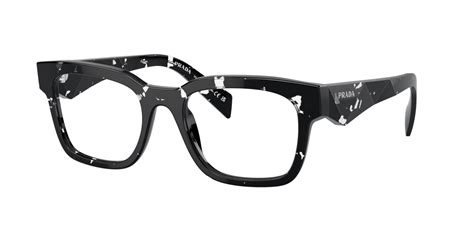 prada transparent eyeglasses.